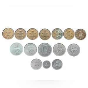 Vintage united Kingdom Coins Collection